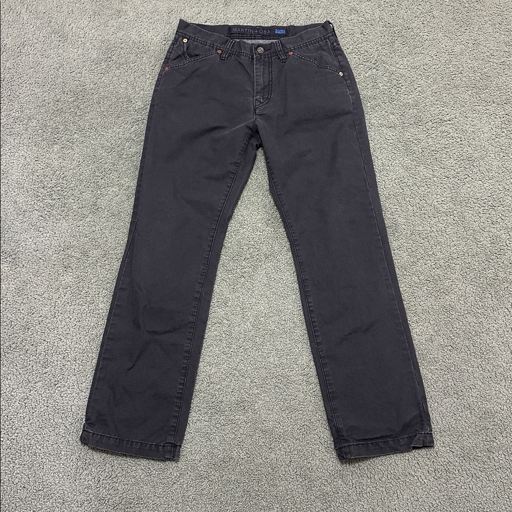 Martin + Osa Midweight Canvas Straight Leg Pants men’s 30 x 30